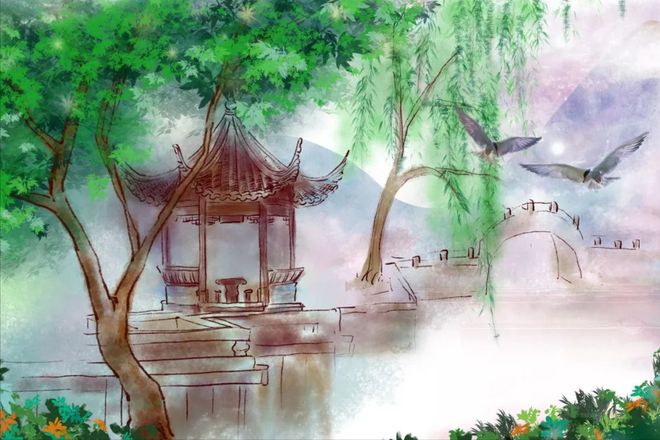 巴山楚水凄凉地，刘禹锡却从民歌中得到灵感，作出千古绝唱竹枝词